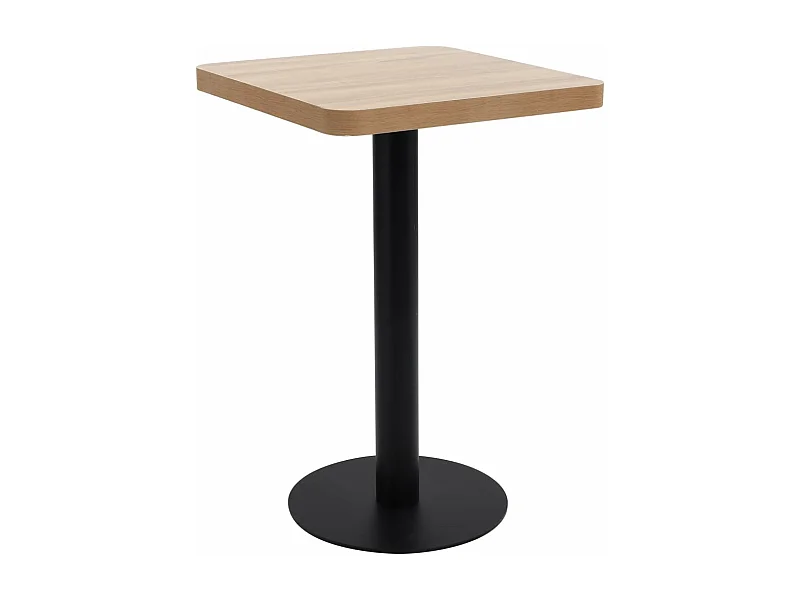 Bistrotisch Hellbraun 50x50 cm MDF