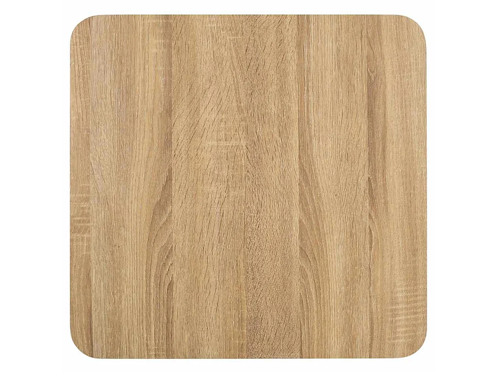 Tavolo da Bistrot Marrone Chiaro 50x50 cm in MDF