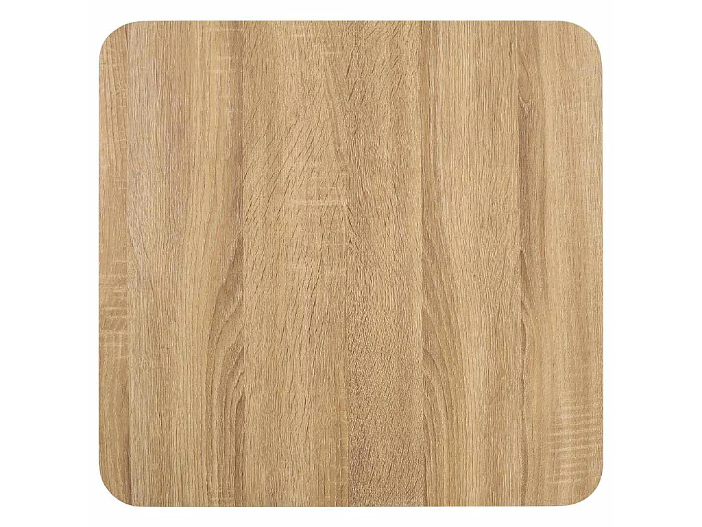 Table de bistro marron clair 50x50 cm MDF