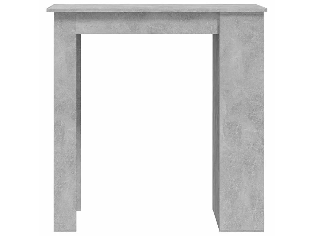 Bartafel met opbergrek 102x50x103,5 cm spaanplaat betongrijs