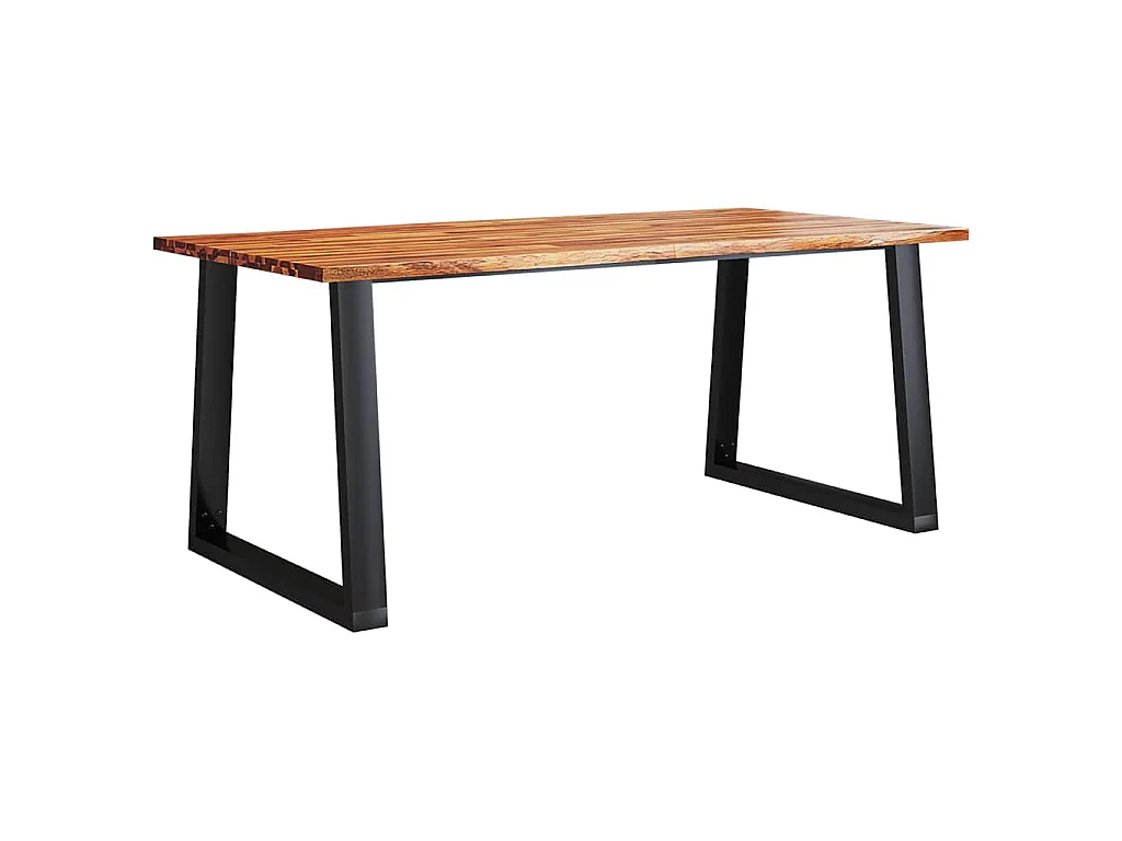 Esstisch Baumkante 180x90x75 cm Massivholz Akazie