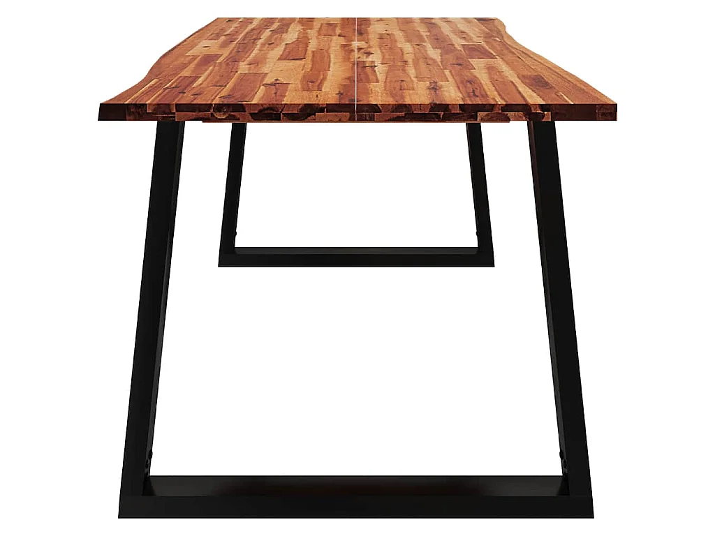Esstisch Baumkante 180x90x75 cm Massivholz Akazie