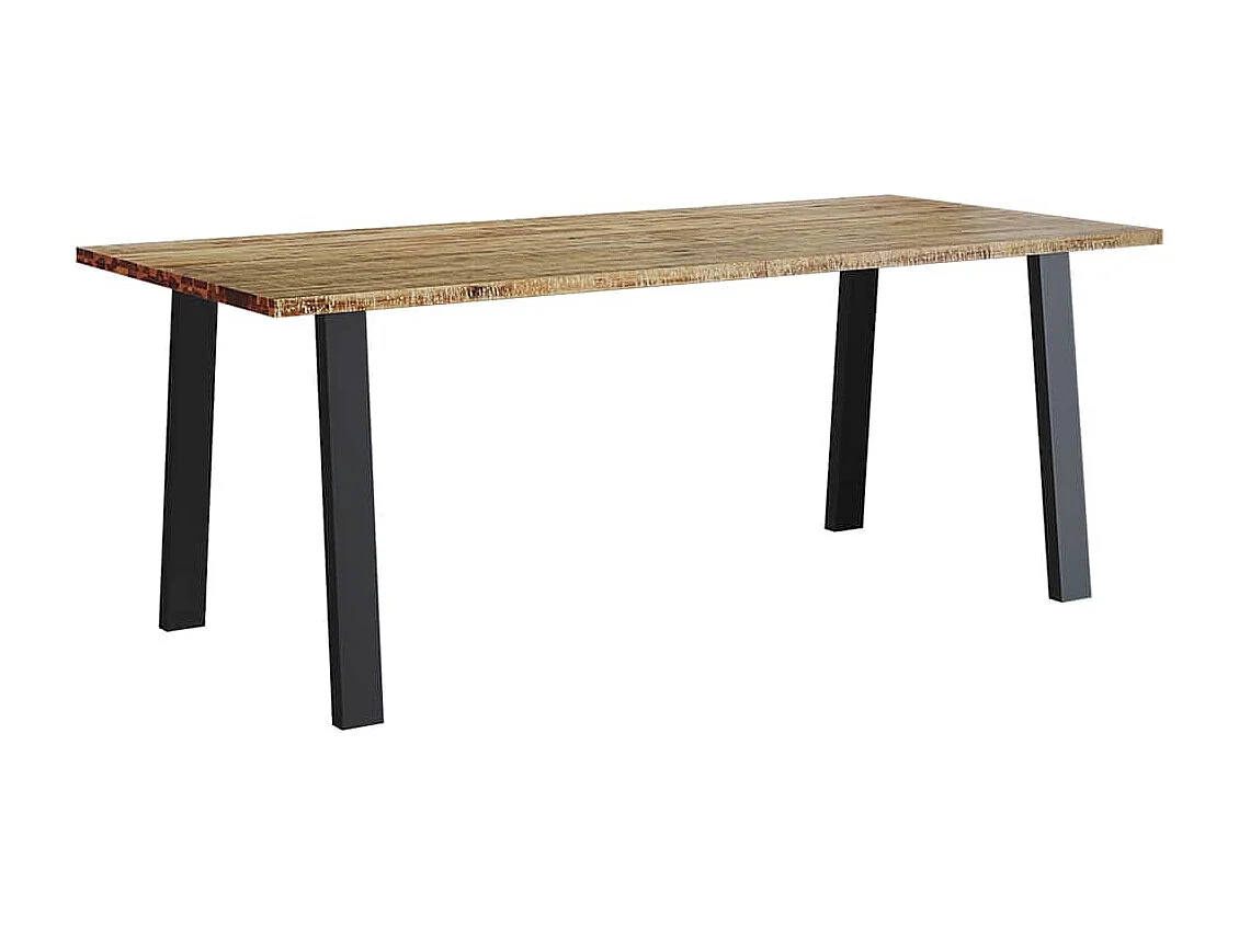 Esstisch 200x90x75 cm Massivholz Akazie