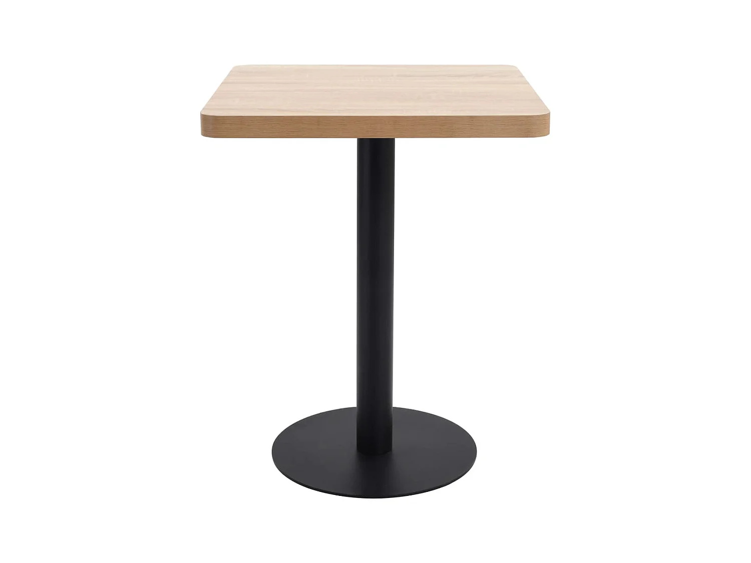 Stolik bistro Jasnobrązowy 60x60 cm MDF