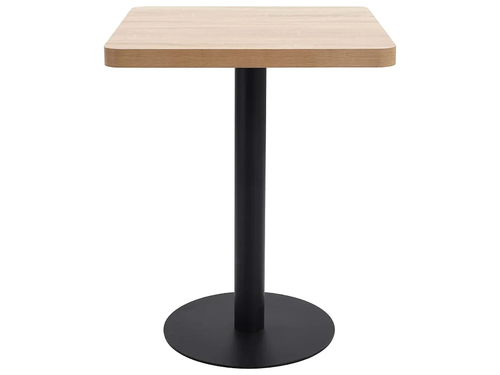Bistrotafel 60x60 cm MDF lichtbruin