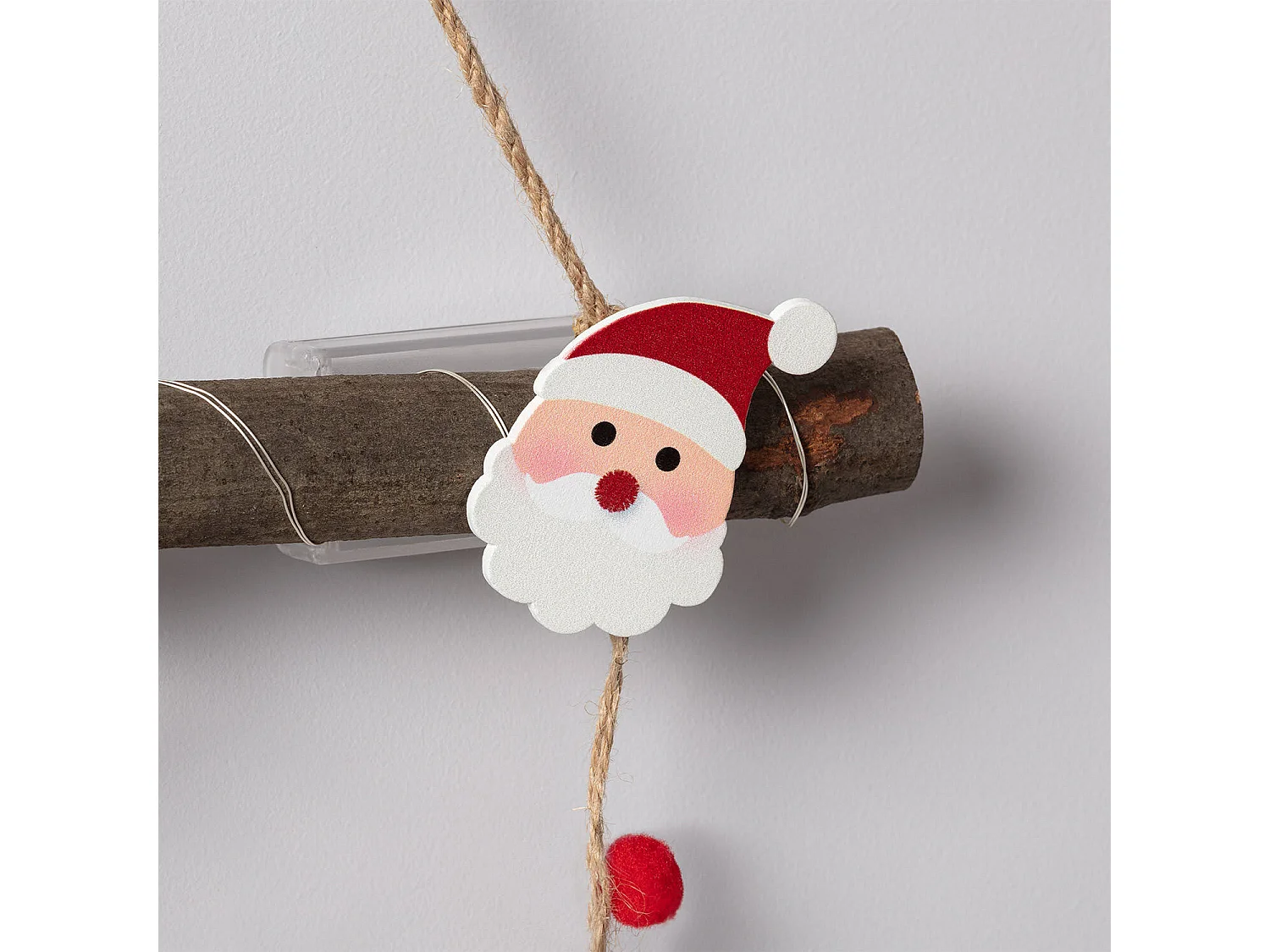 Guirnalda LED Colgante Tronco de Navidad Natural