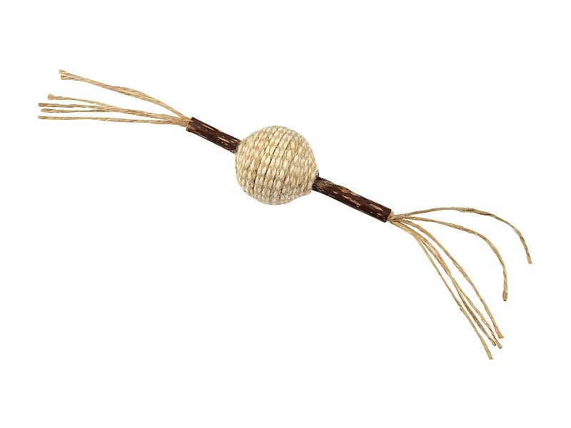 Jouet Balle pour Chat "Matatabi" 12cm Naturel