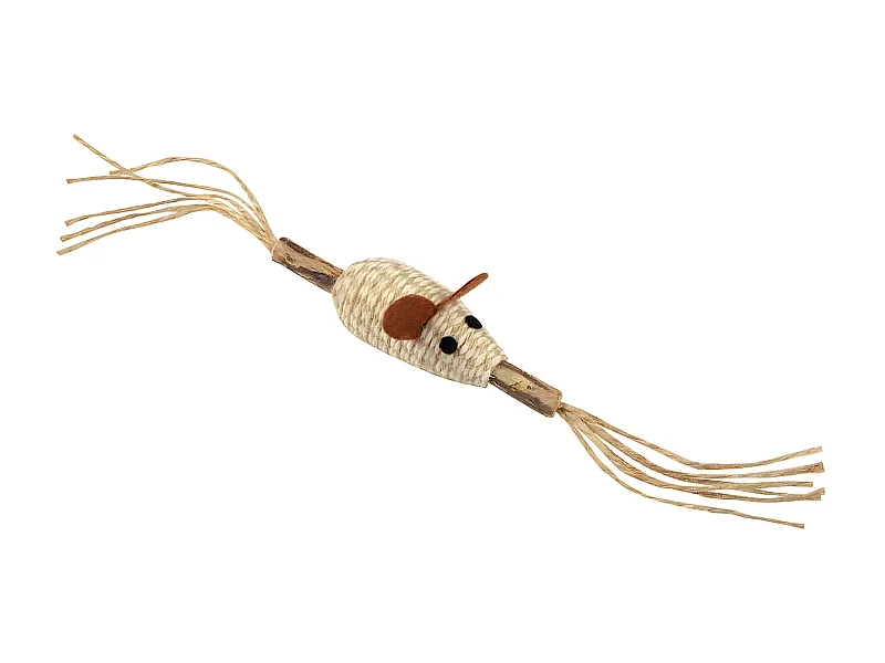 Jouet Souris pour Chat "Matatabi" 12cm Naturel