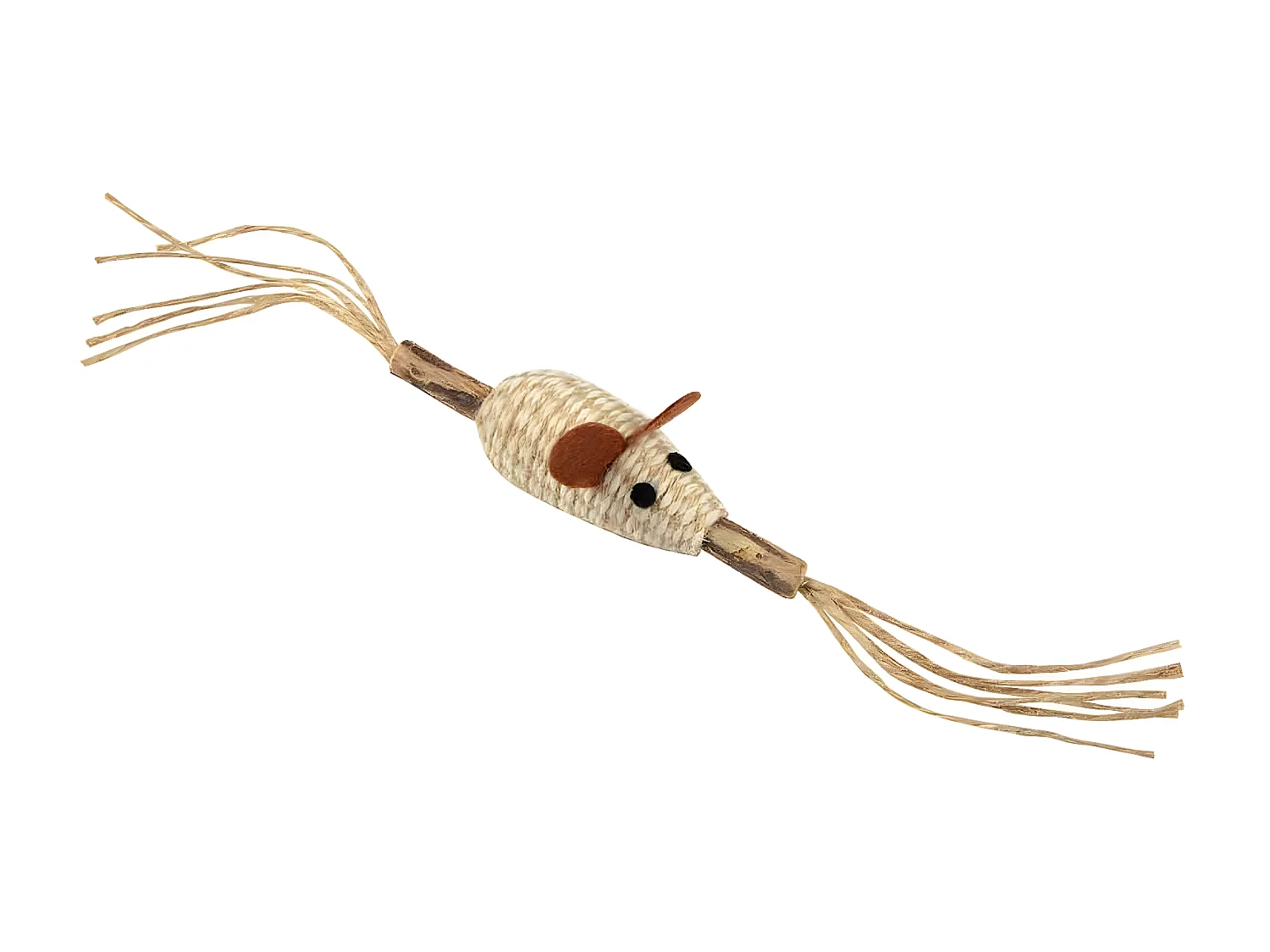 Jouet Souris pour Chat "Matatabi" 12cm Naturel