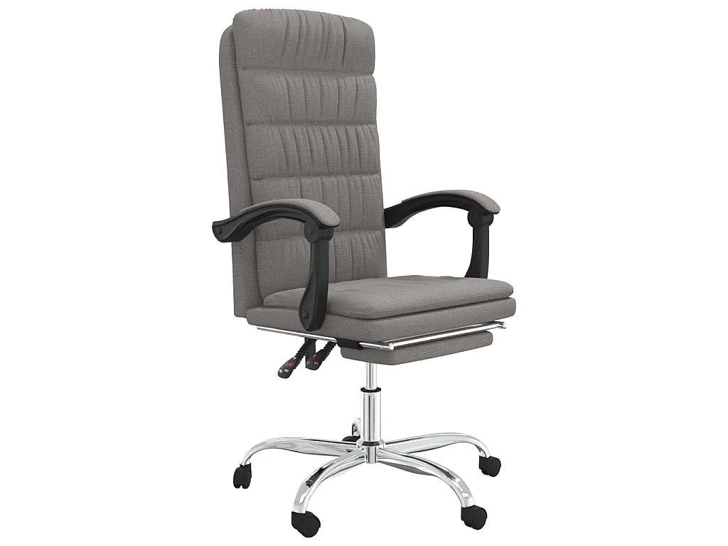 Fauteuil inclinable de bureau Taupe Tissu