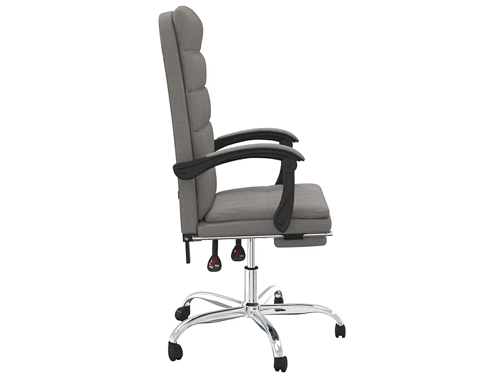 Fauteuil inclinable de bureau Taupe Tissu