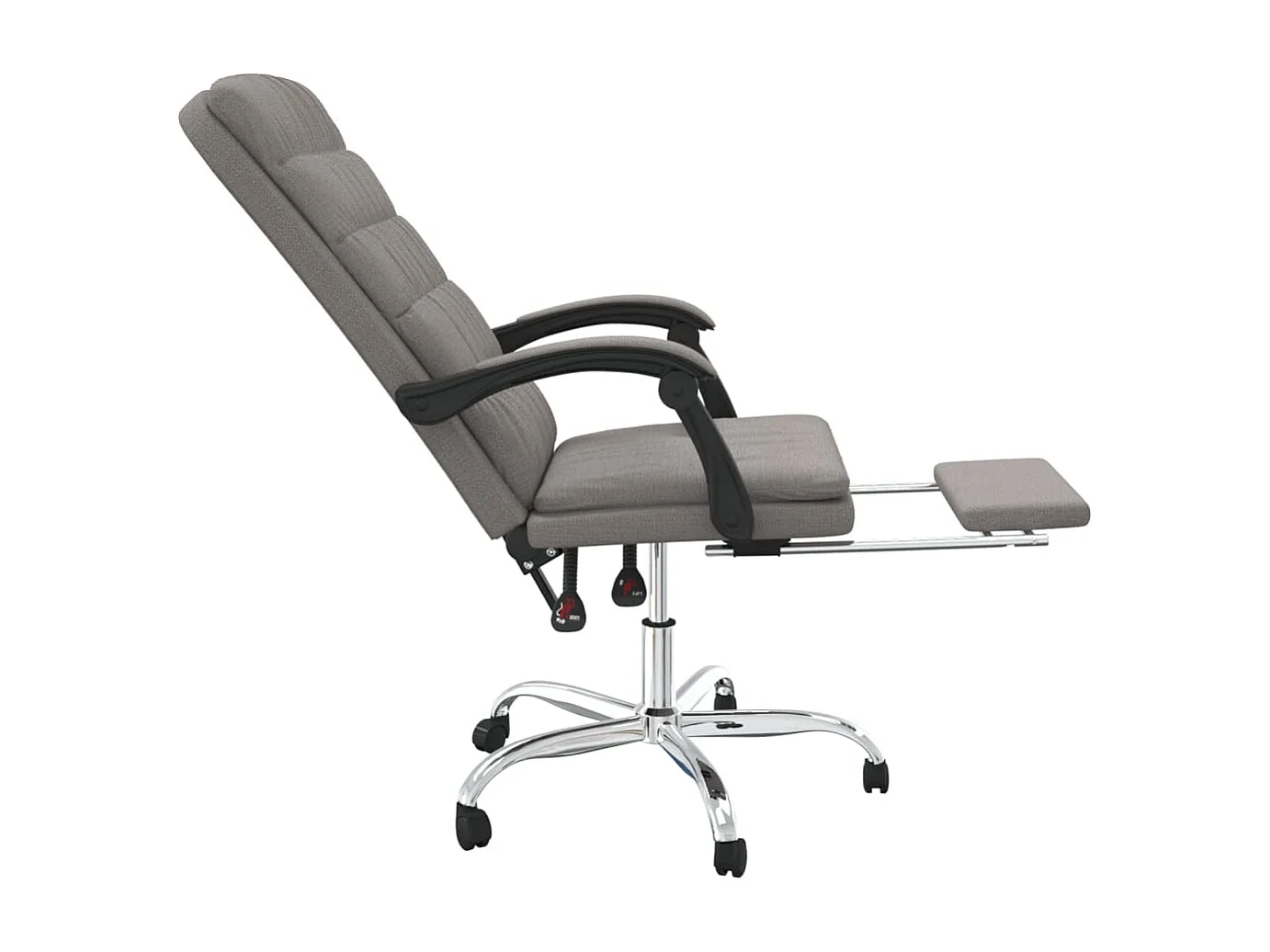Fauteuil inclinable de bureau Taupe Tissu
