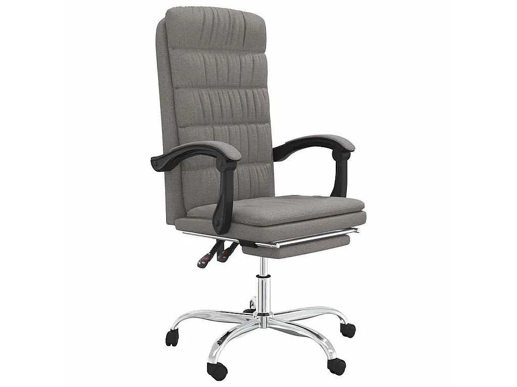 Fauteuil inclinable de bureau Taupe Tissu