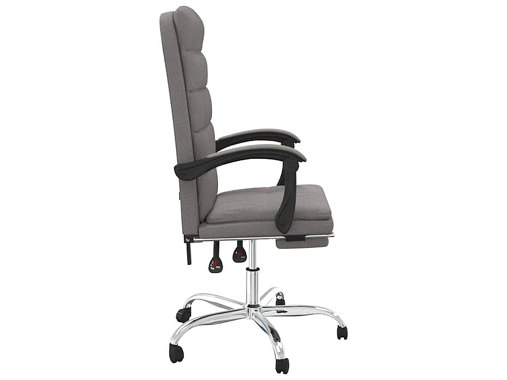 Fauteuil inclinable de bureau Taupe Tissu