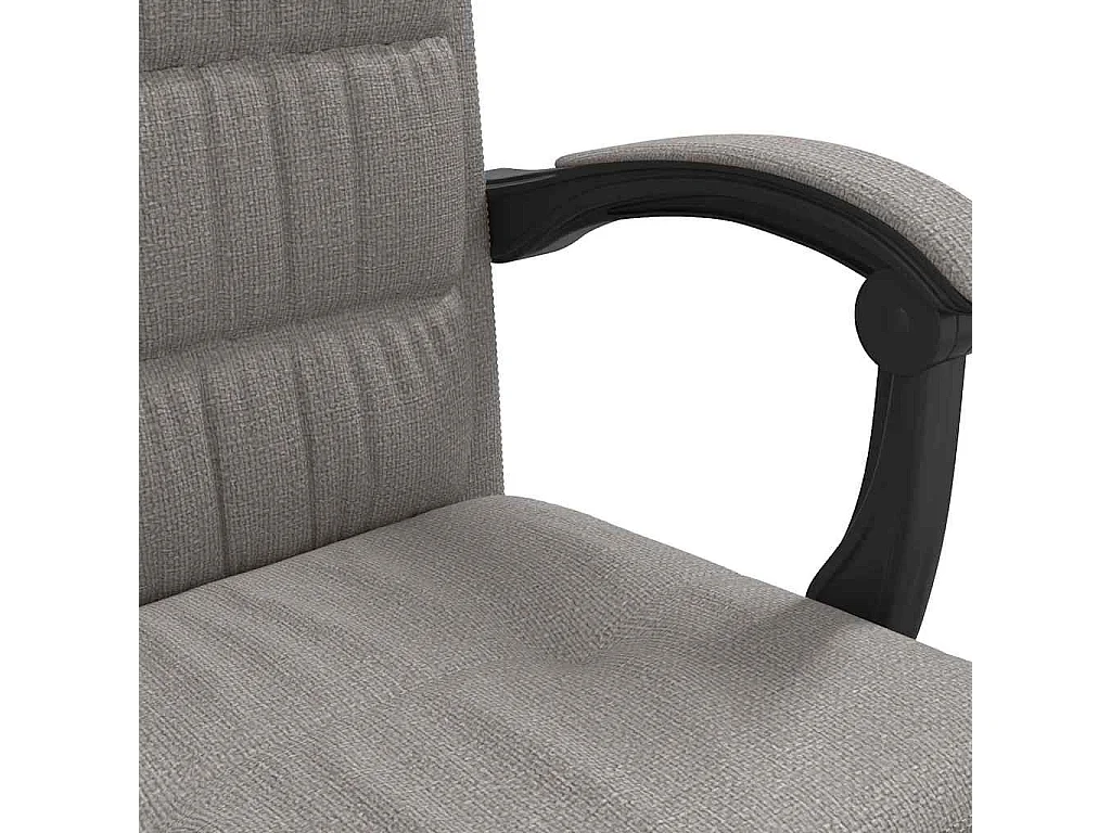 Fauteuil inclinable de bureau Taupe Tissu