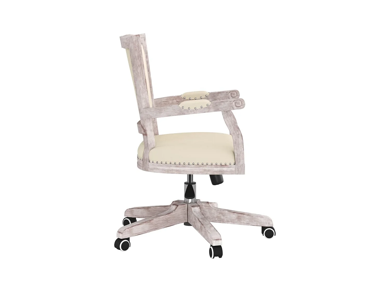 Silla de oficina giratoria de lino