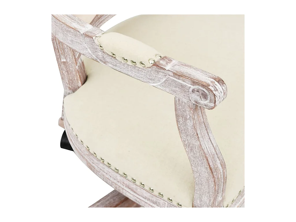 Silla de oficina giratoria de lino