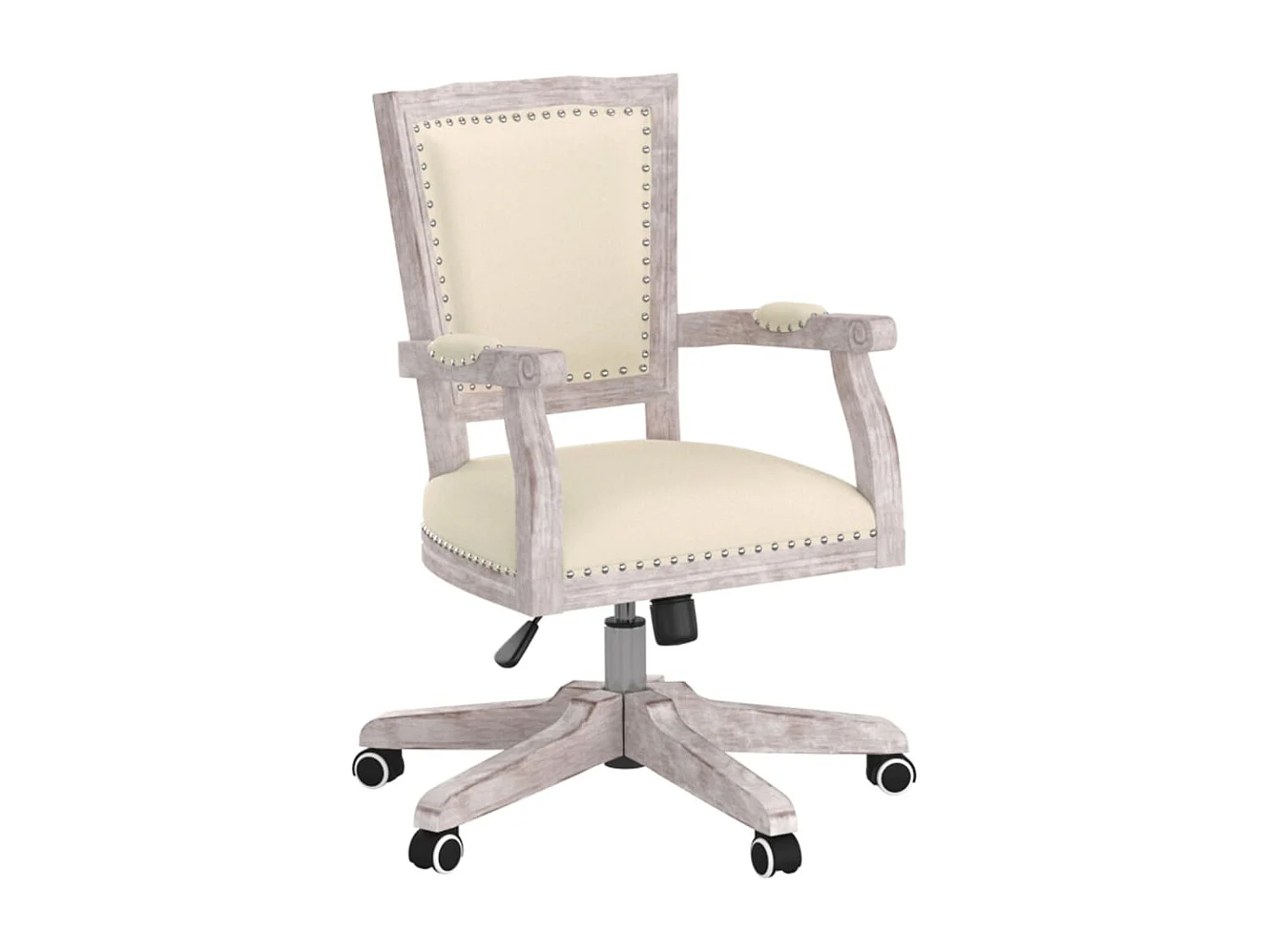 Chaise de bureau pivotante lin