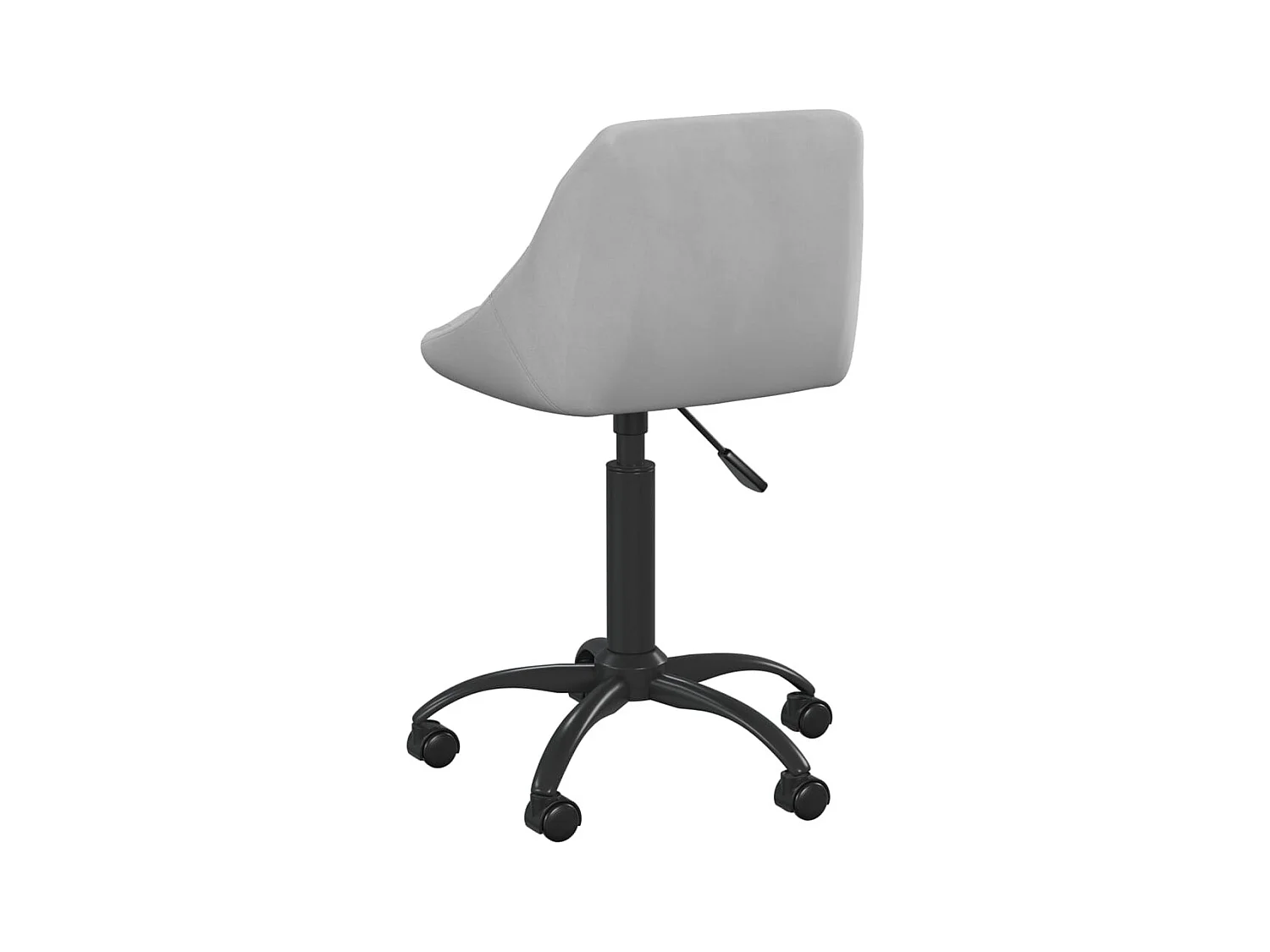 Chaise de bureau Gris clair Velours