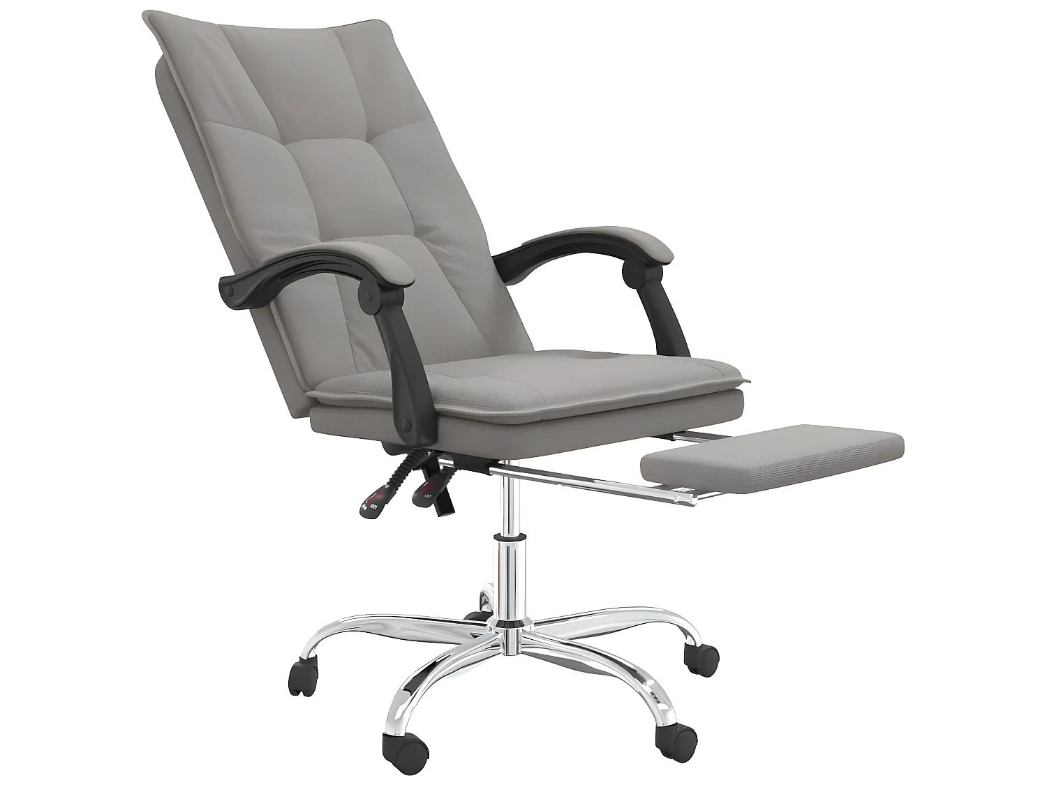 Fauteuil inclinable de bureau Taupe Tissu