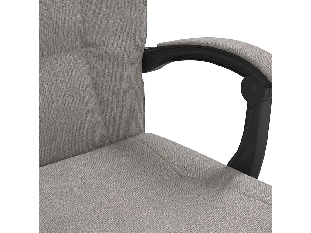 Fauteuil inclinable de bureau Taupe Tissu