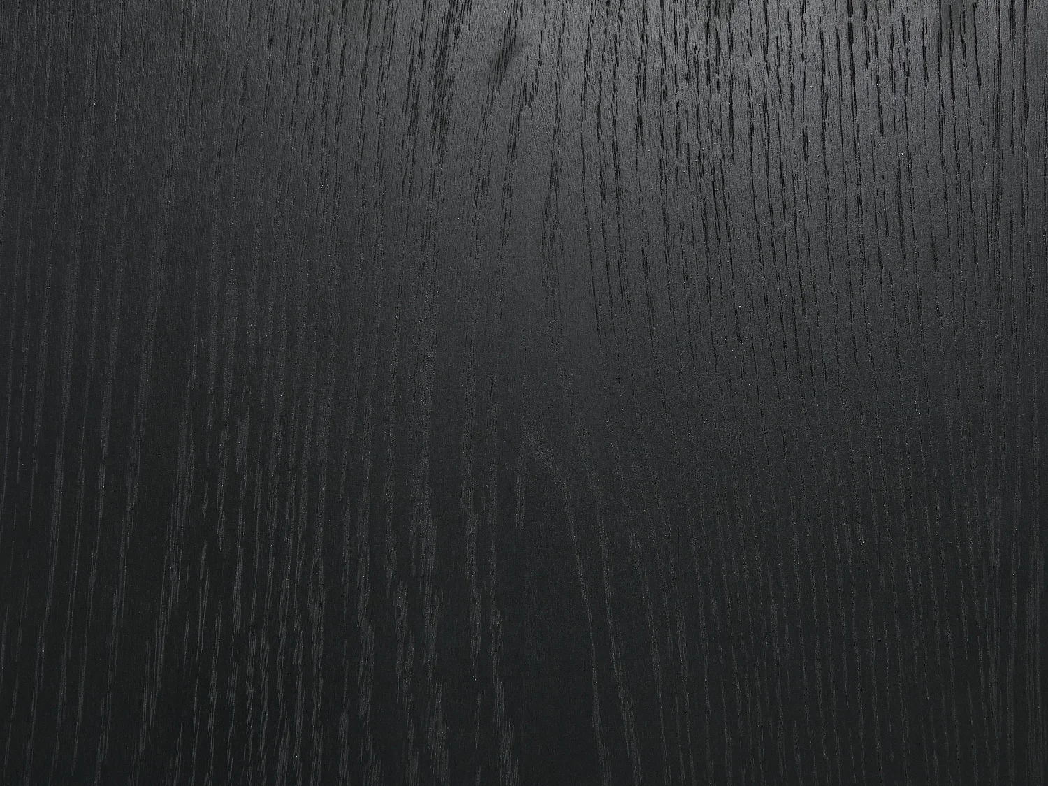 Buffet avec 2 portes et 3 tiroirs placage chêne et métal - Noir et Doré - SIRIOLA