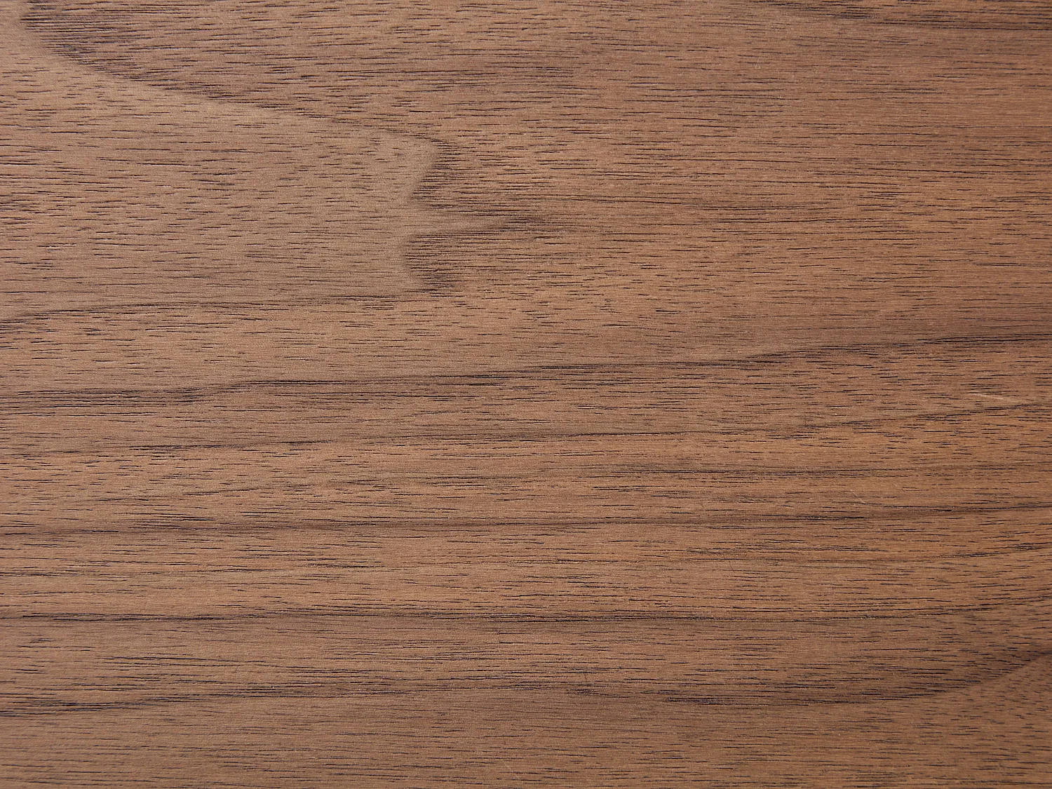 Buffet avec 2 portes et 3 tiroirs placage noyer et métal - Naturel foncé et Noir - ZINORI