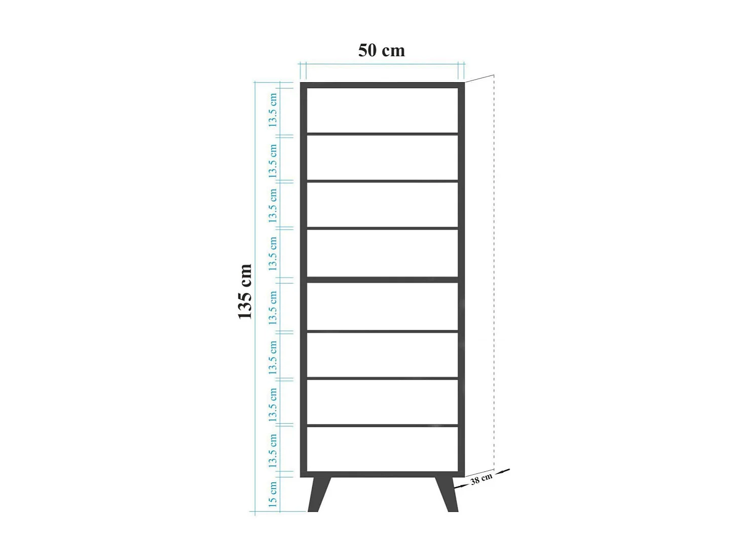 Meuble à chaussures en aggloméré Filinta
