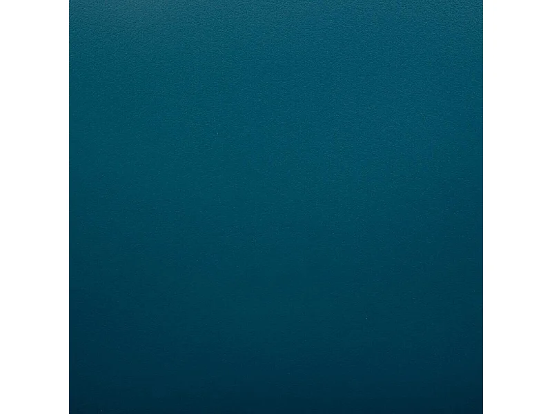 Chaise de table Assise Bleu Navy et pieds en fer façon Chêne