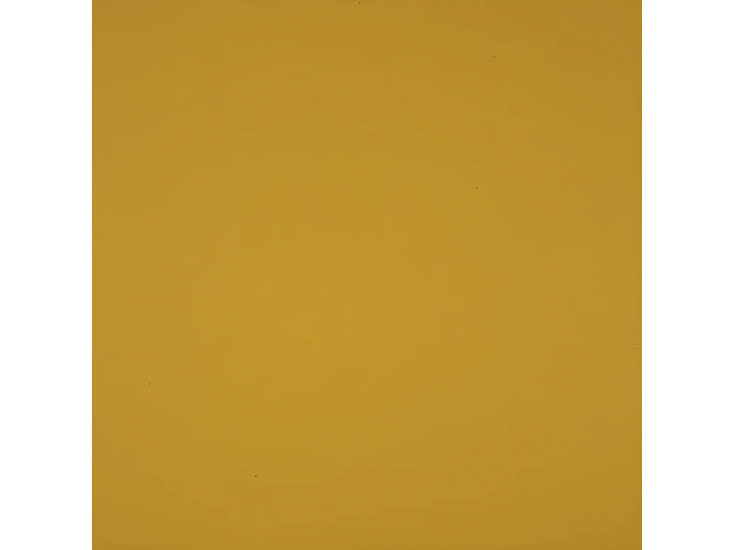 Chaise de table Assise Jaune Ocre et pieds en fer façon Chêne