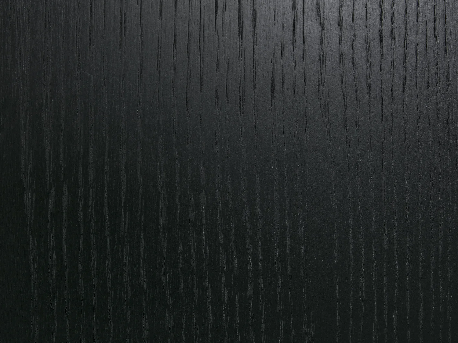 Buffet avec 2 portes et 3 tiroirs placage chêne - Noir et doré - PARIOMA