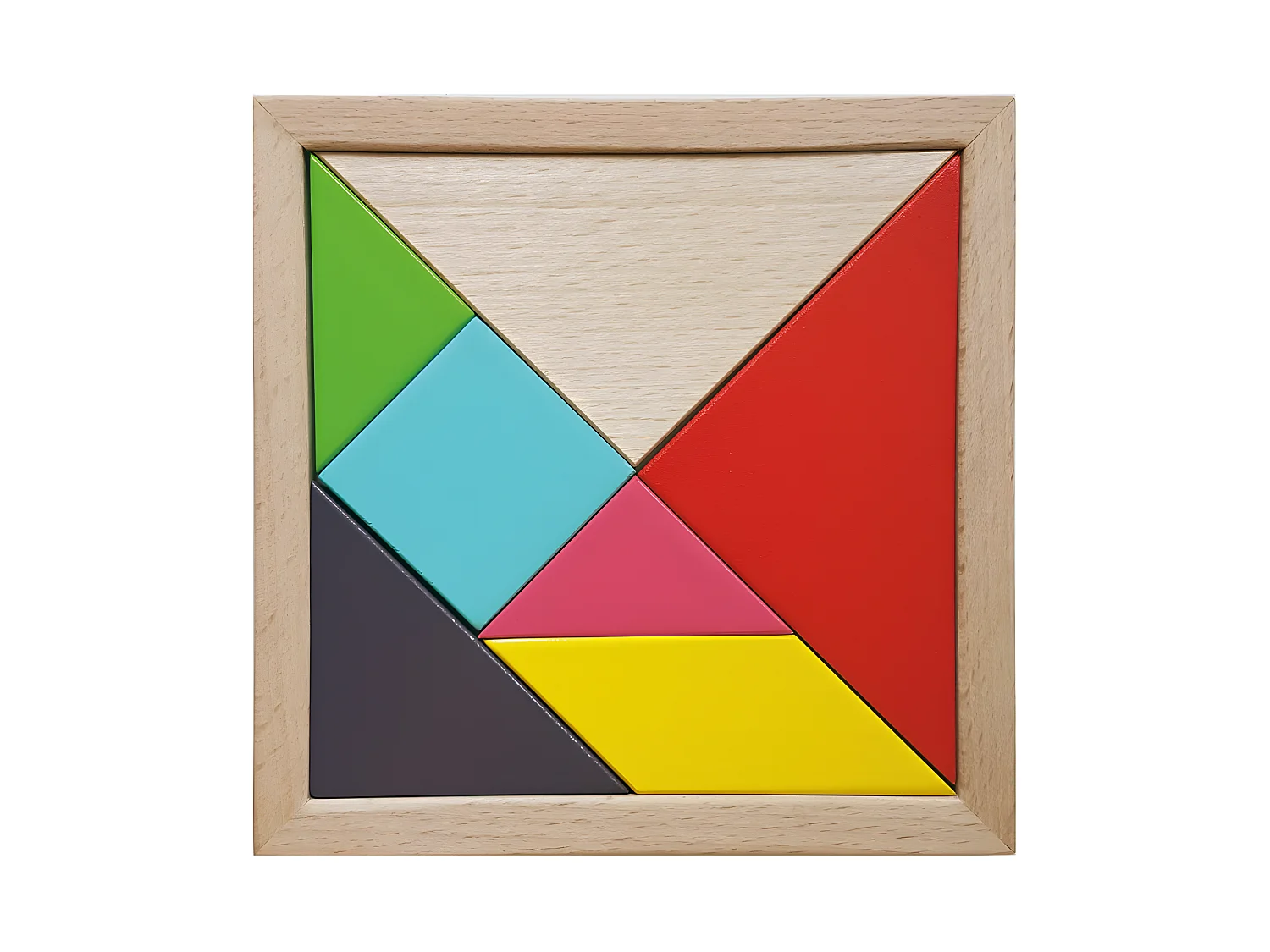 Jeu de Tangram Multicolore  Remember