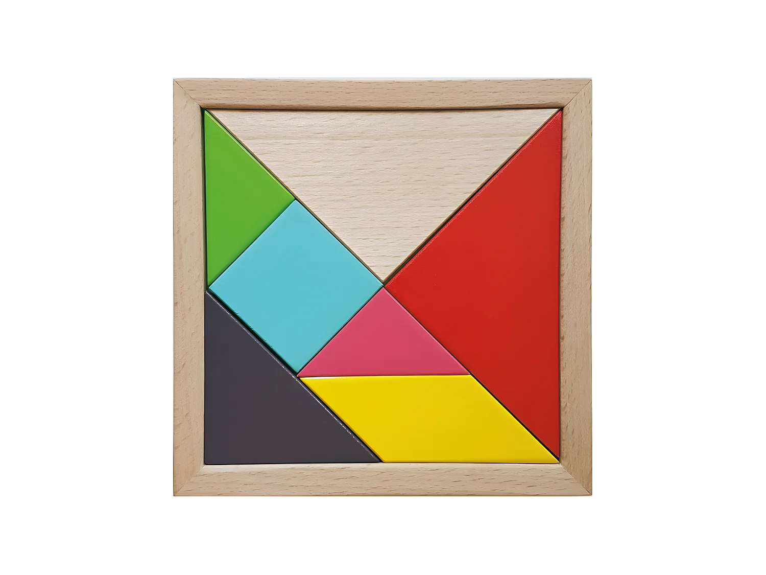 Jeu de Tangram Multicolore  Remember