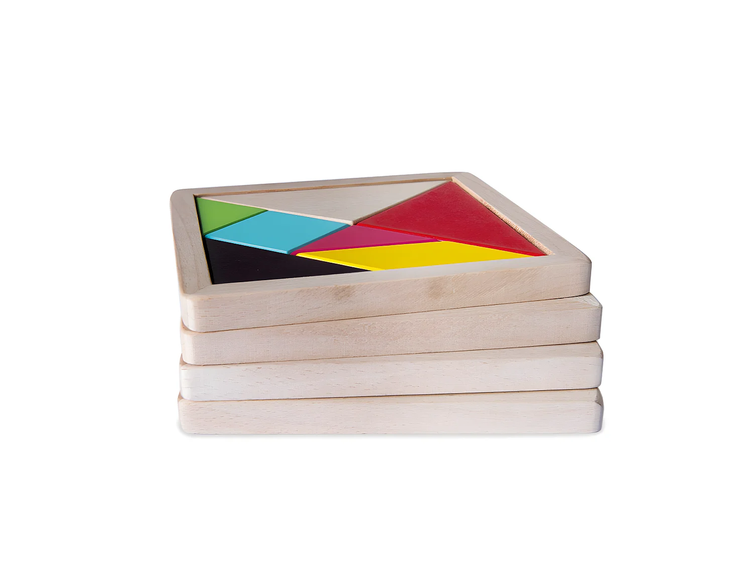Jeu de Tangram Multicolore  Remember