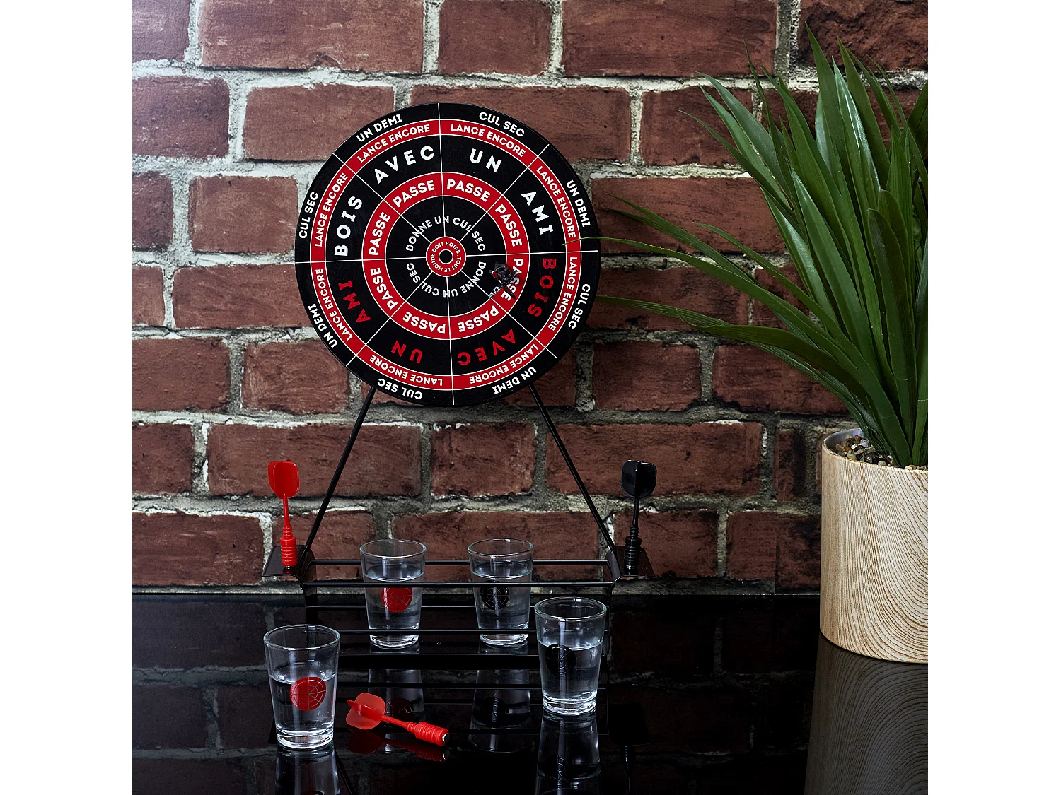 Trink-/Dartspiel (Scheibe mitgeliefert)