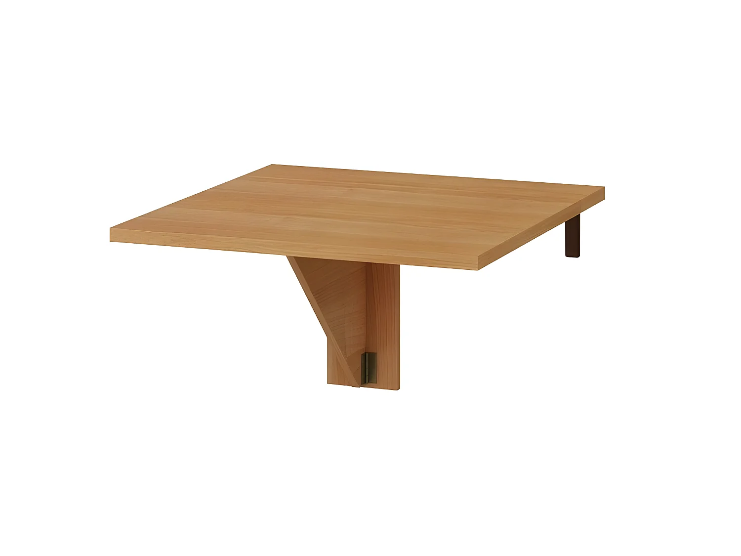 Table murale pliable étagère rabattable 70x70 Aulne Modèle: HOMNI 7 Table pliante