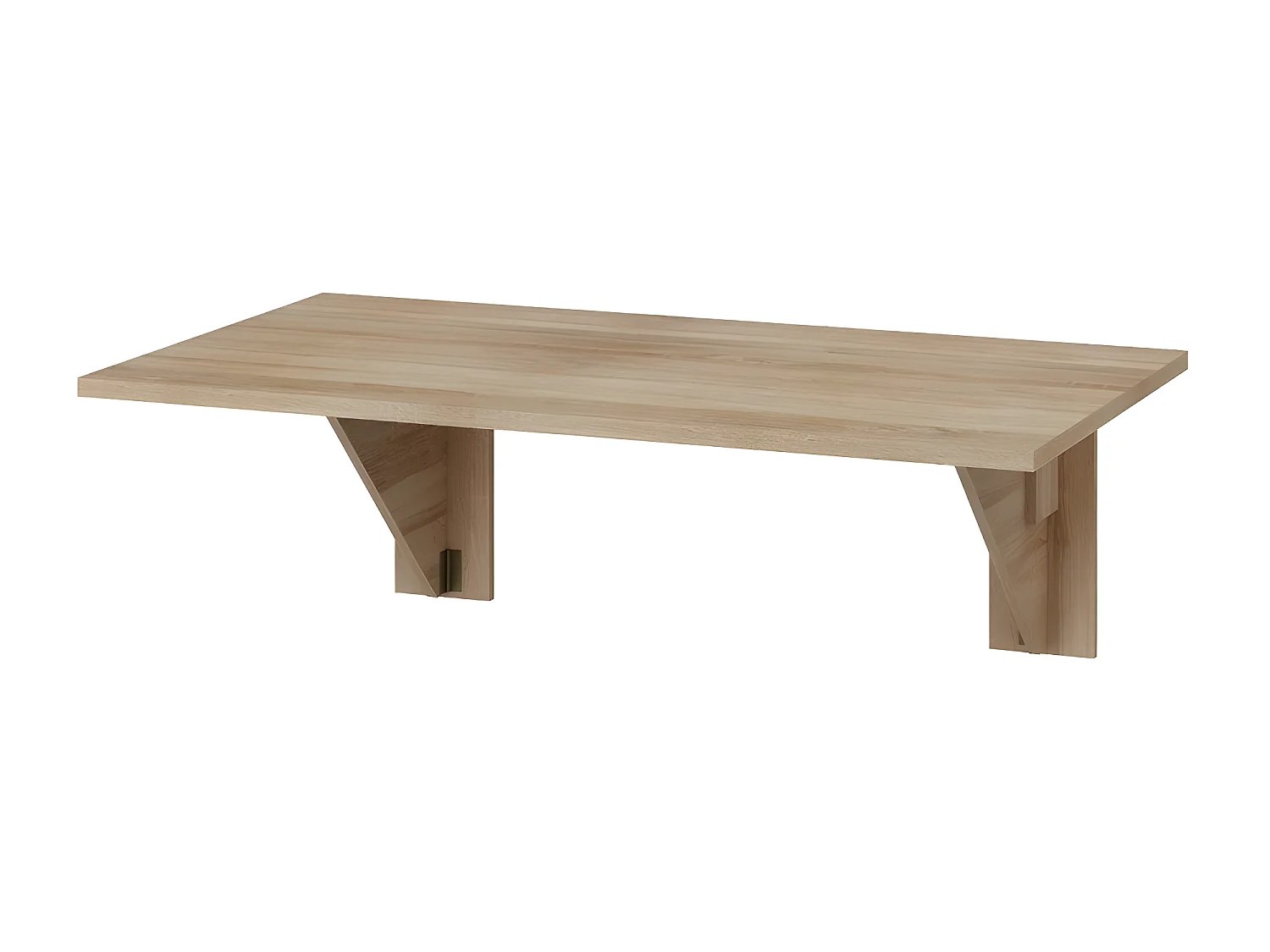 Table murale pliable étagère rabattable 130x70 Chêne Sonoma Modèle: HOMNI 9 Table pliante