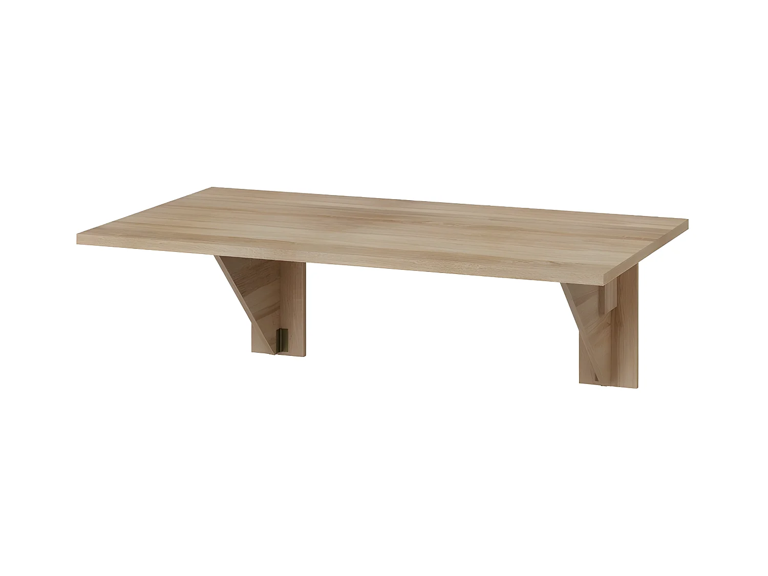 Table murale pliable étagère rabattable 130x70 Chêne Sonoma Modèle: HOMNI 9 Table pliante