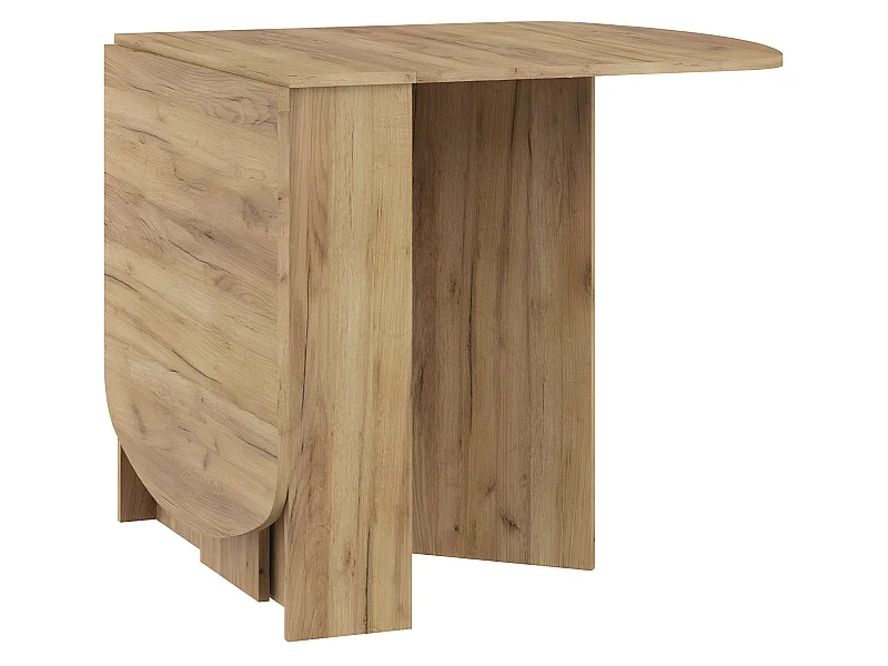 Table à manger ovale pliante couleur Or Artisan 150x80cm modèle:HOMNI 2 Table pliable papillon