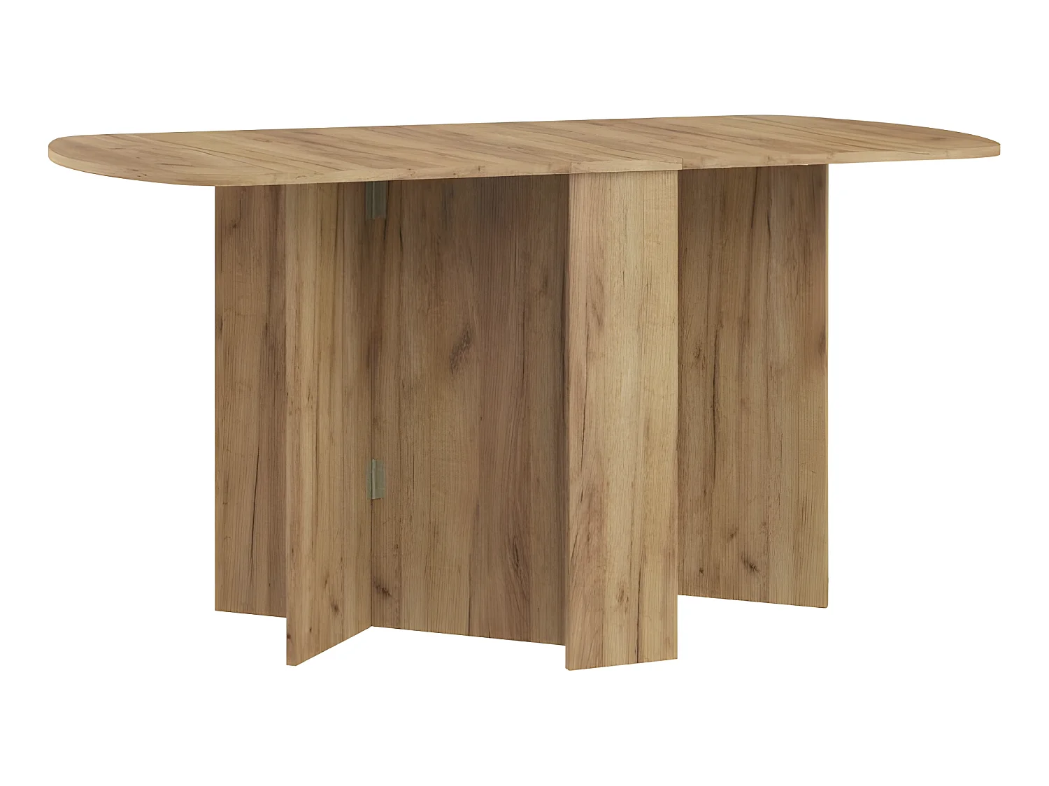Table à manger ovale pliante couleur Or Artisan 150x80cm modèle:HOMNI 2 Table pliable papillon