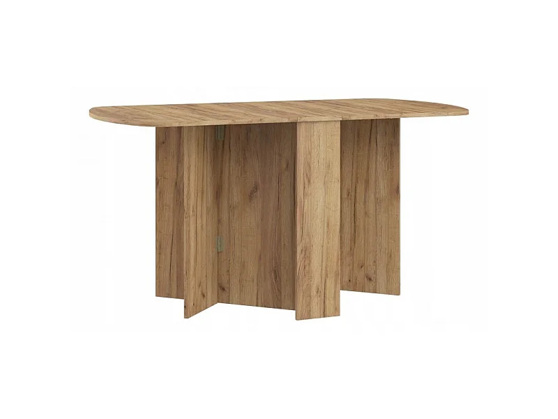 Table à manger ovale pliante couleur Or Artisan 150x80cm modèle:HOMNI 2 Table pliable papillon