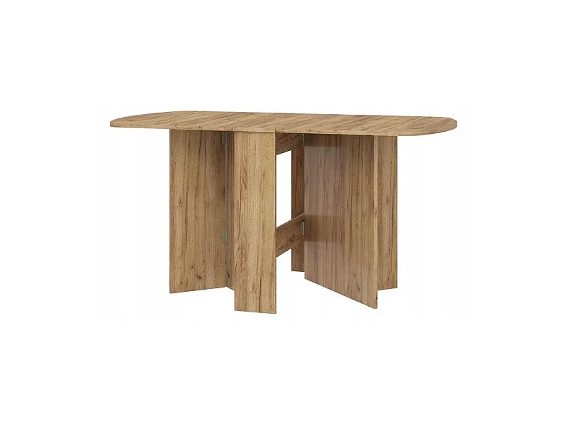 Table à manger ovale pliante couleur Or Artisan 150x80cm modèle:HOMNI 2 Table pliable papillon