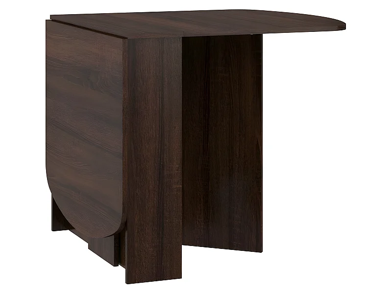 Table à manger ovale pliante Sonoma sombre 150x80cm modèle:HOMNI 2 Table pliable papillon
