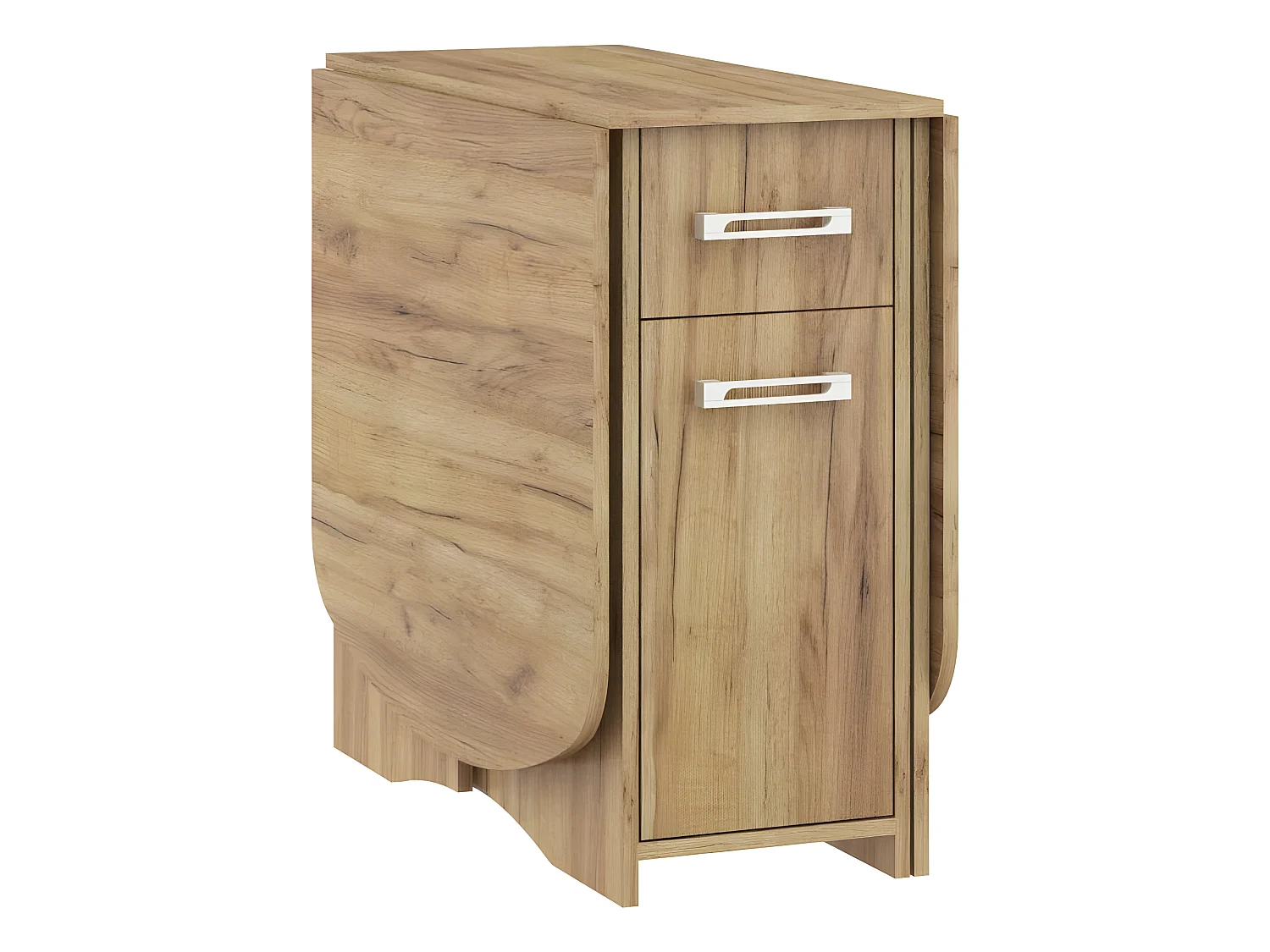 Table à manger ovale pliante avec 2 tiroirs couleur Or Artisan 160x80cm modèle:HOMNI 2 Table pliable