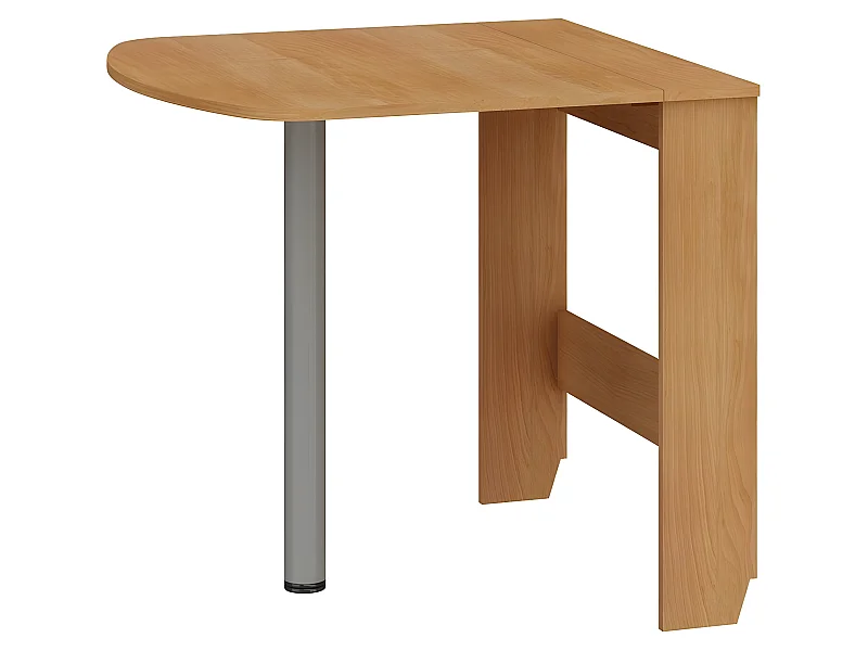 Table à manger semi-ovale pliante Aulne 81x80cm modèle:HOMNI 6 Table pliable papillon