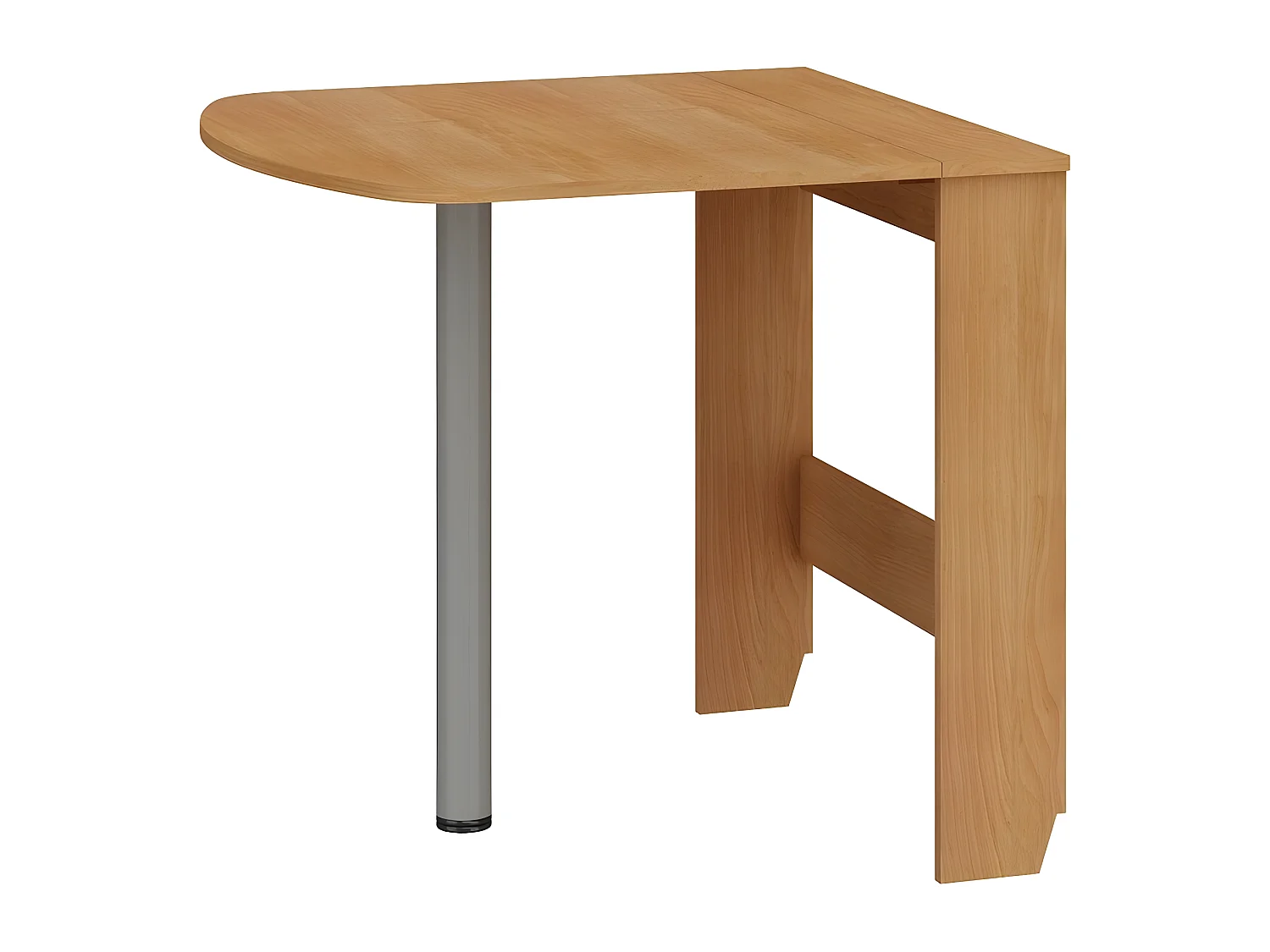 Table à manger semi-ovale pliante Aulne 81x80cm modèle:HOMNI 6 Table pliable papillon