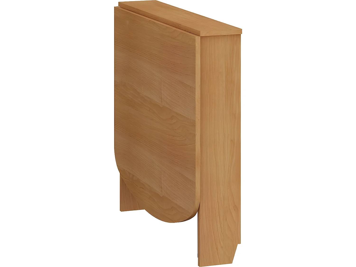 Table à manger semi-ovale pliante Aulne 81x80cm modèle:HOMNI 6 Table pliable papillon