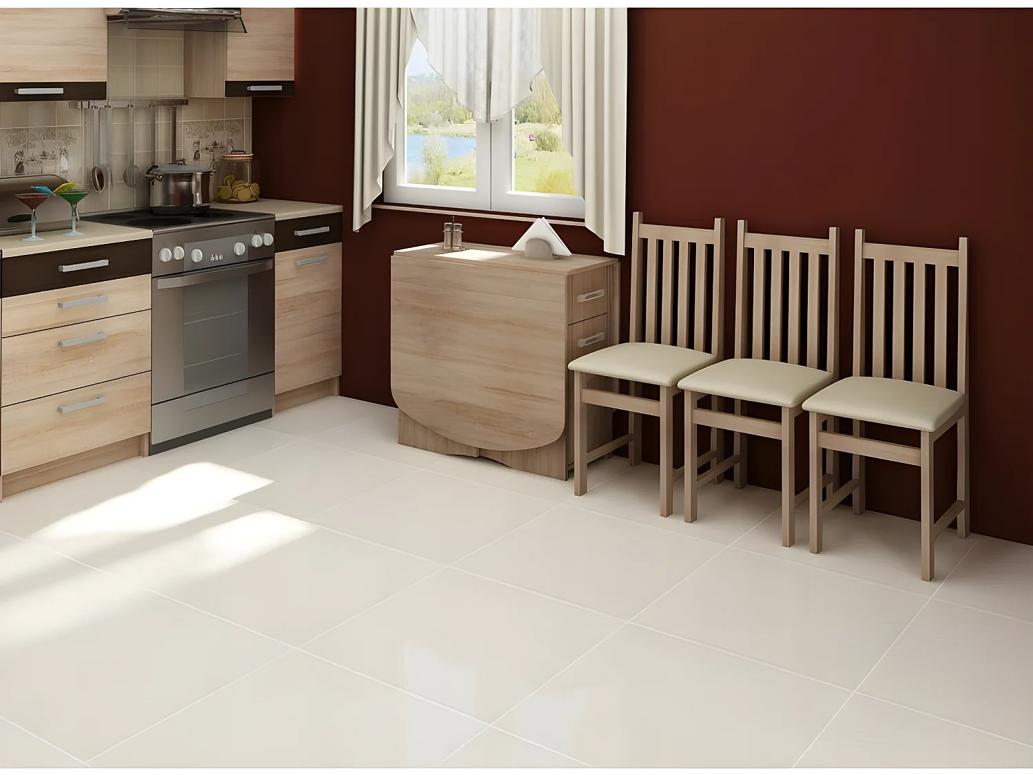 Table à manger ovale pliante avec 2 tiroirs Chêne Sonoma 160x80cm modèle:HOMNI 2 Table pliable