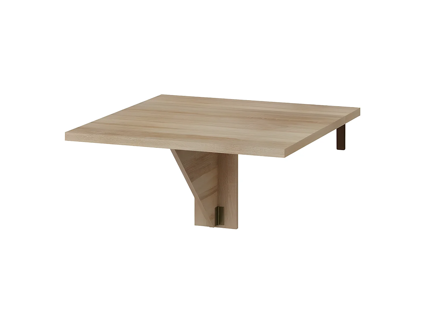 Table murale pliable étagère rabattable 70x70 Chêne Sonoma Modèle: HOMNI 7 Table pliante