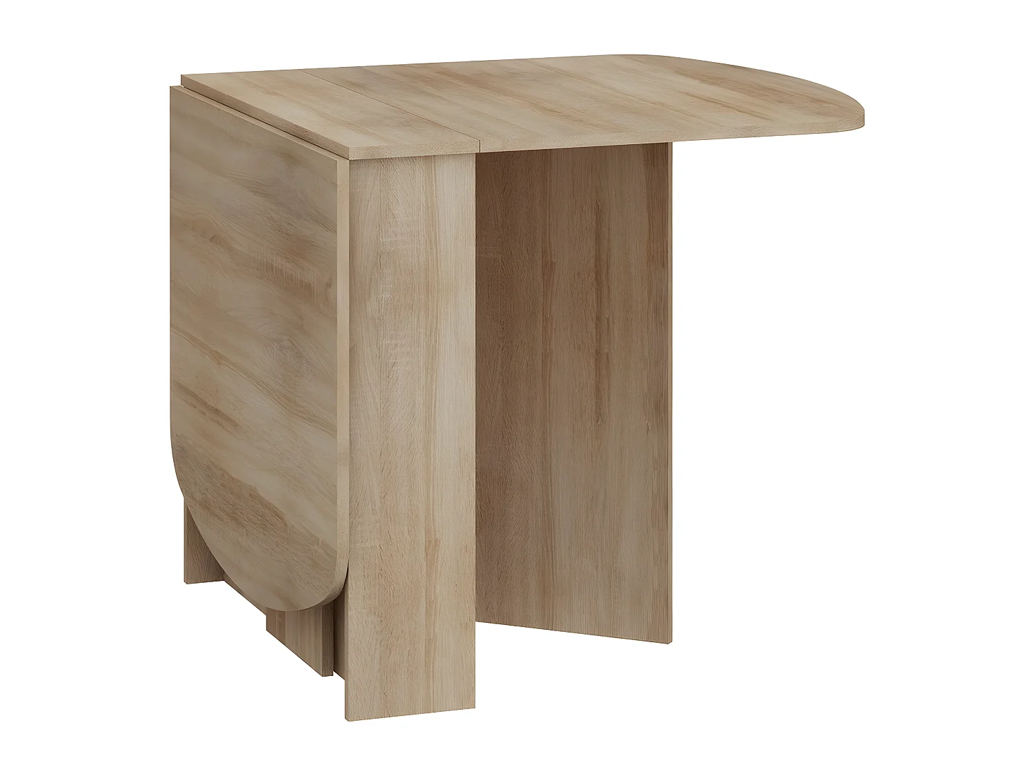 Table à manger ovale pliante Chêne Sonoma 150x80cm modèle:HOMNI 2 Table pliable papillon